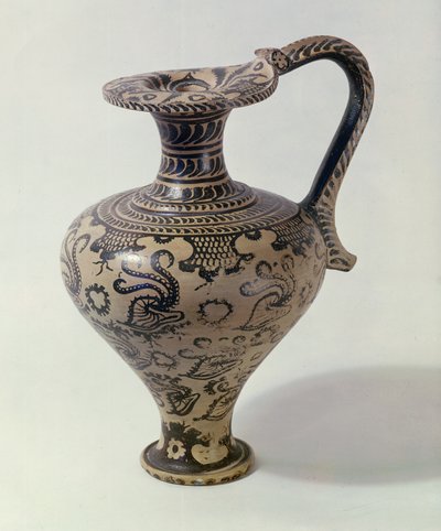 Oenochoe with a Marine Decoration by Minoan